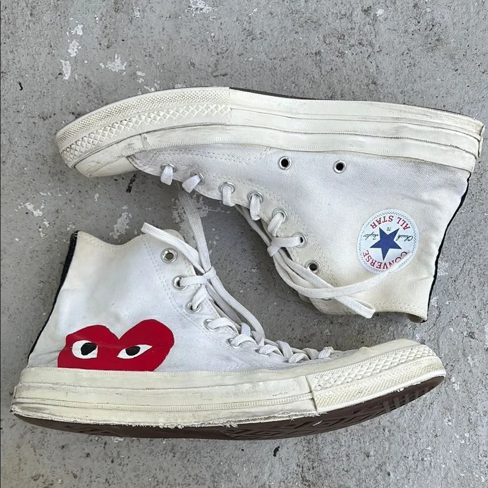 Comme des Garçons distressed hightop